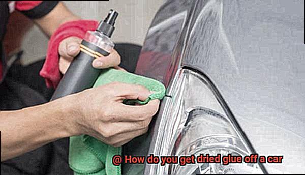 How do you get dried glue off a car-3