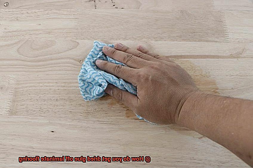 How do you get dried glue off laminate flooring-3