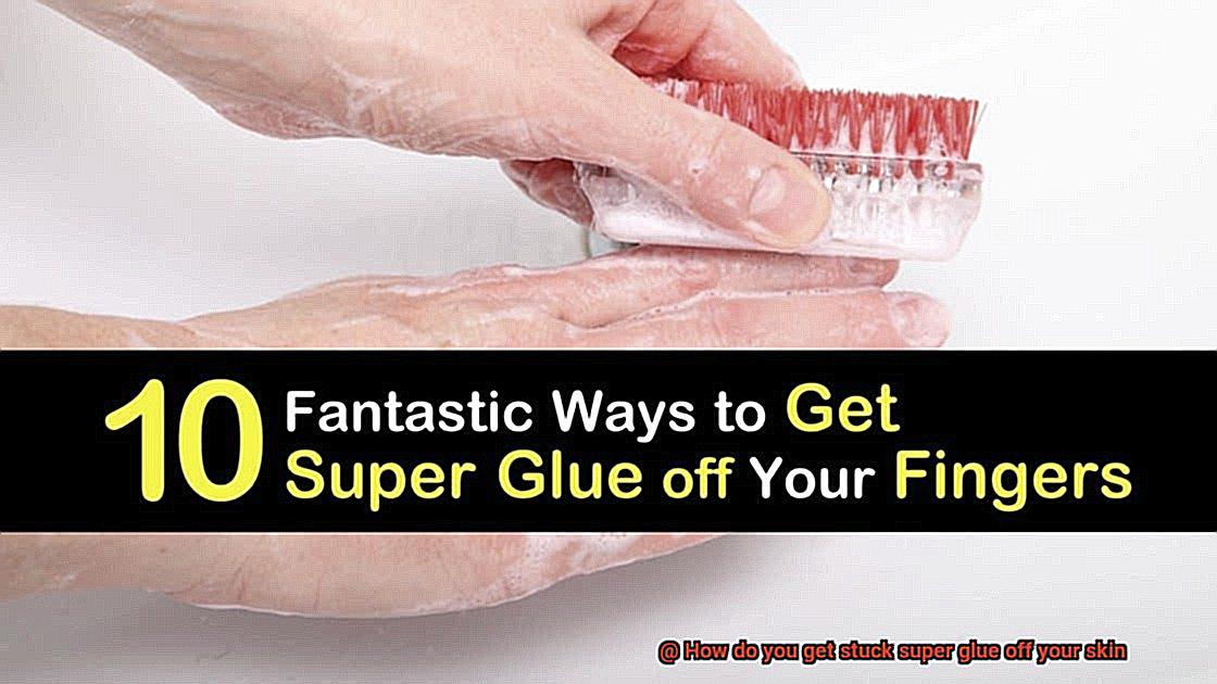How do you get stuck super glue off your skin-5