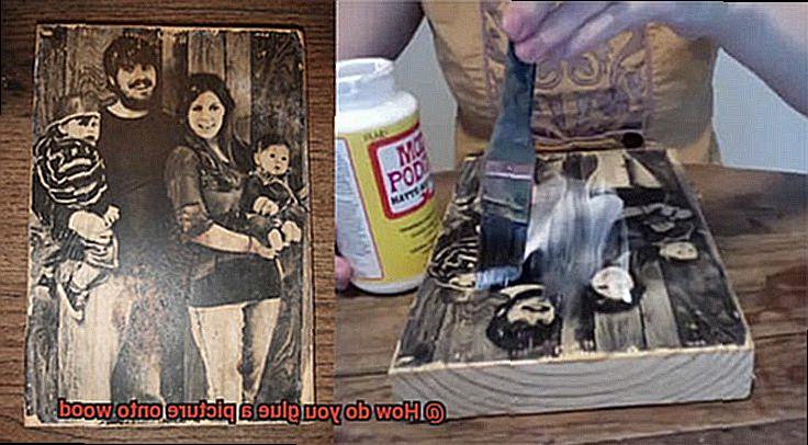 How do you glue a picture onto wood-2