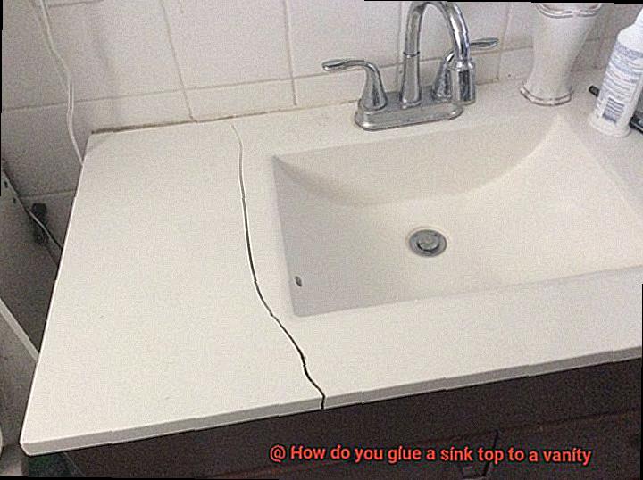 How do you glue a sink top to a vanity-5