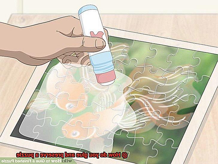 How do you glue and preserve a puzzle-4