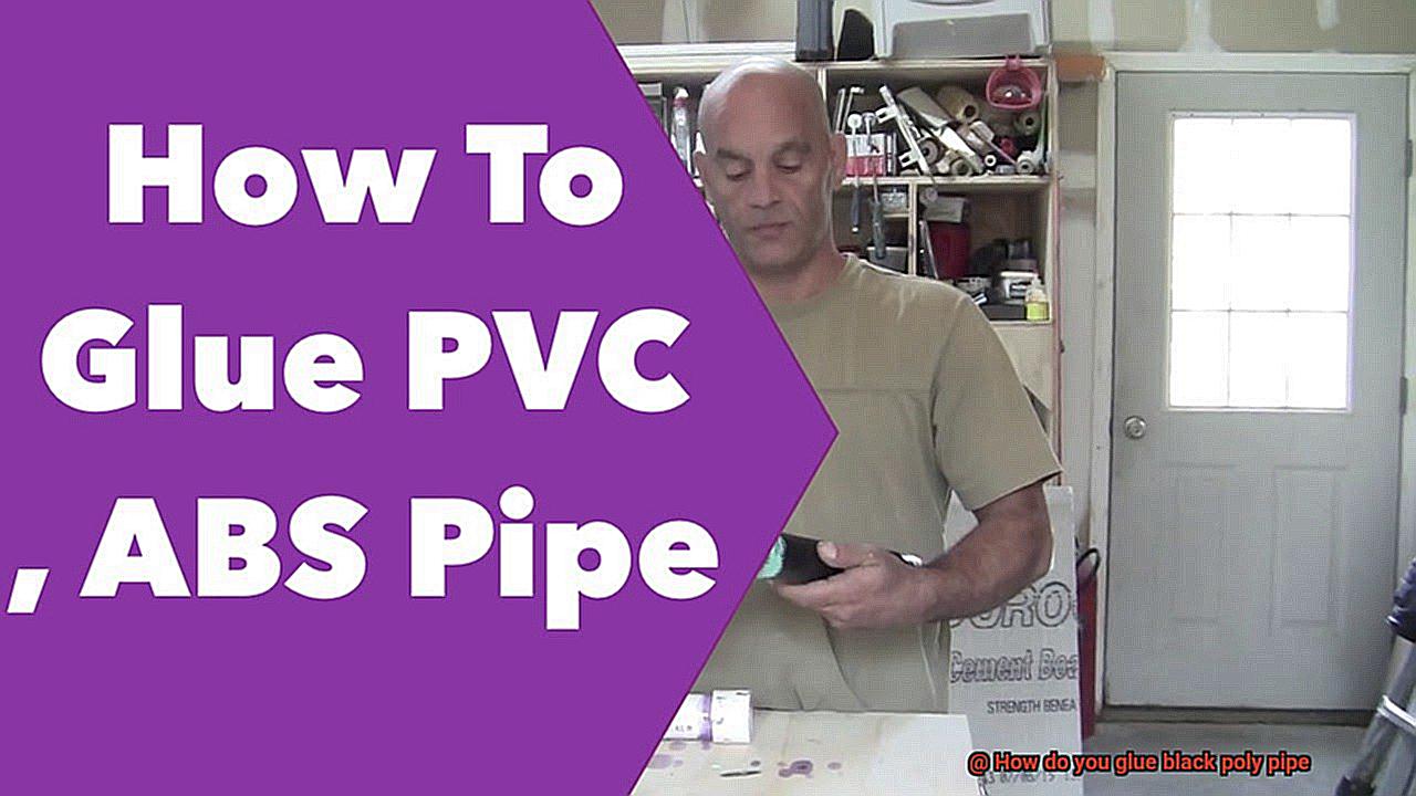 How do you glue black poly pipe-3