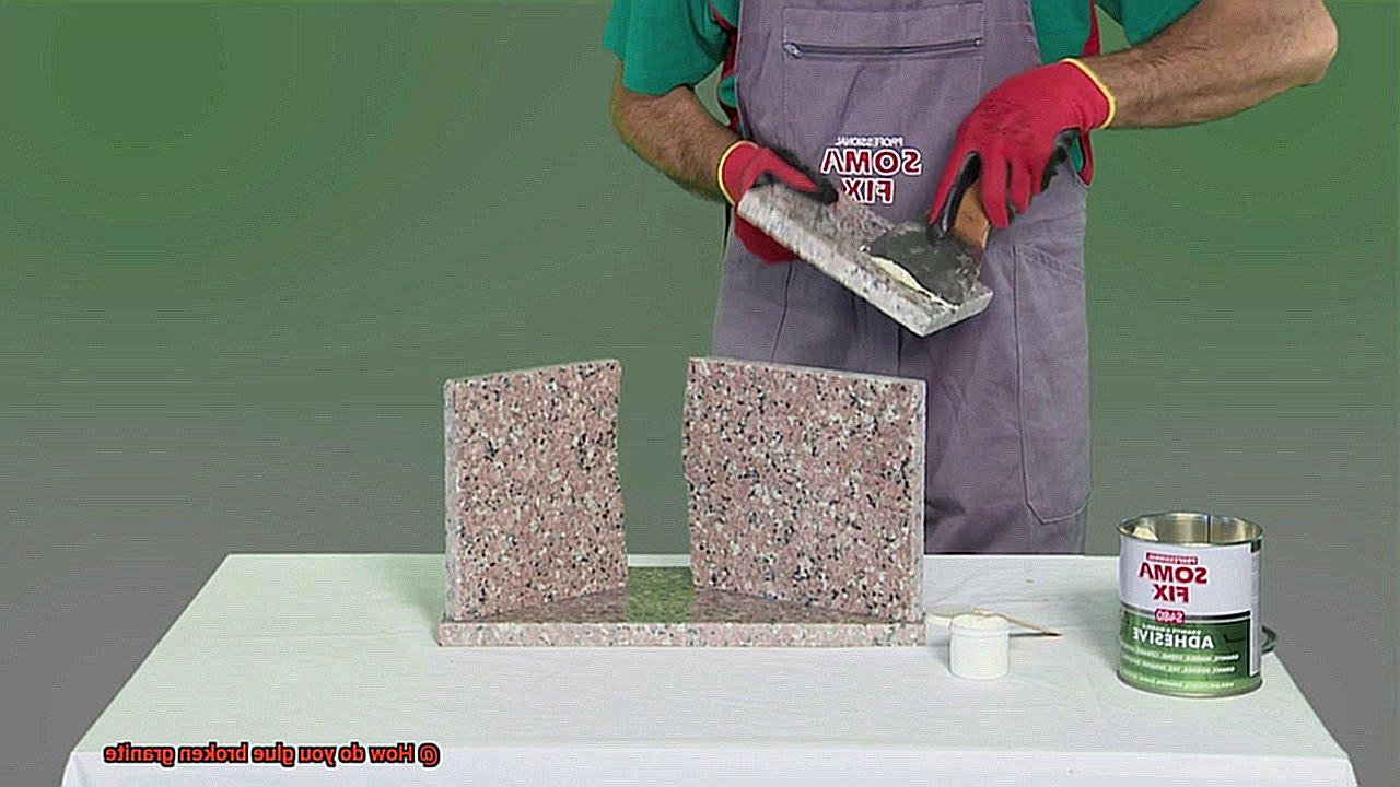How do you glue broken granite-5