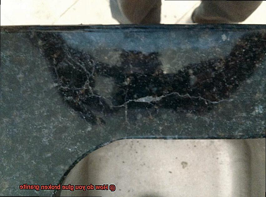 How do you glue broken granite-4