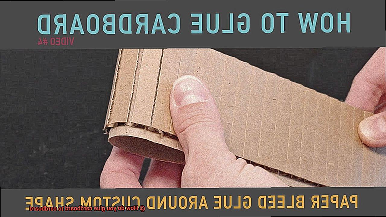 How do you glue cardboard to cardboard-2