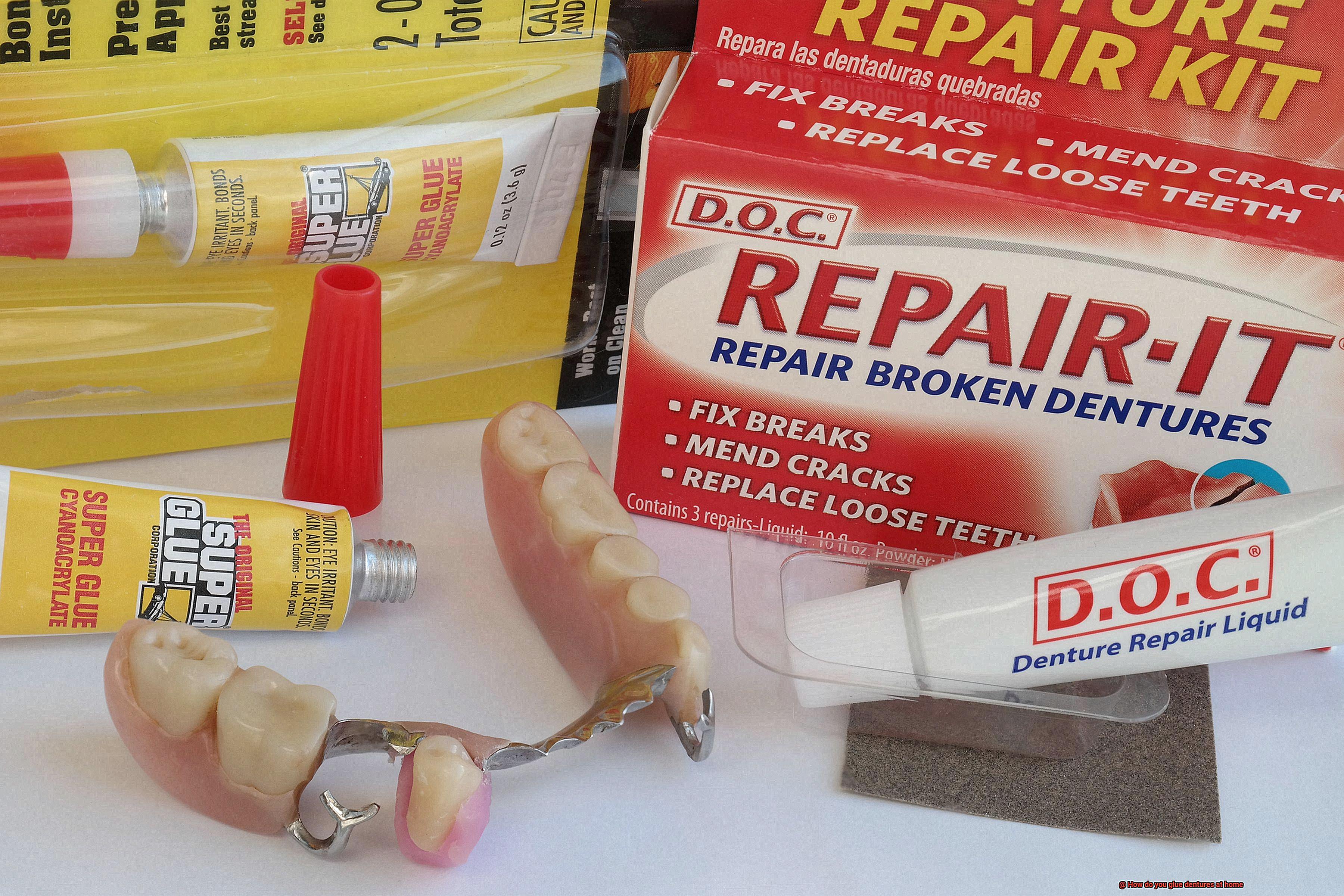 How do you glue dentures at home-7