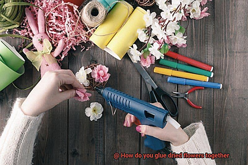 How do you glue dried flowers together-3