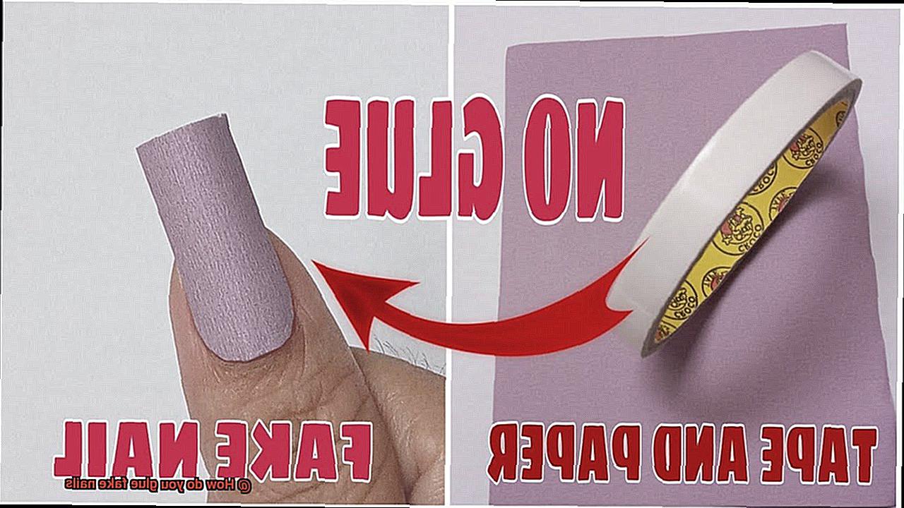 How do you glue fake nails-3