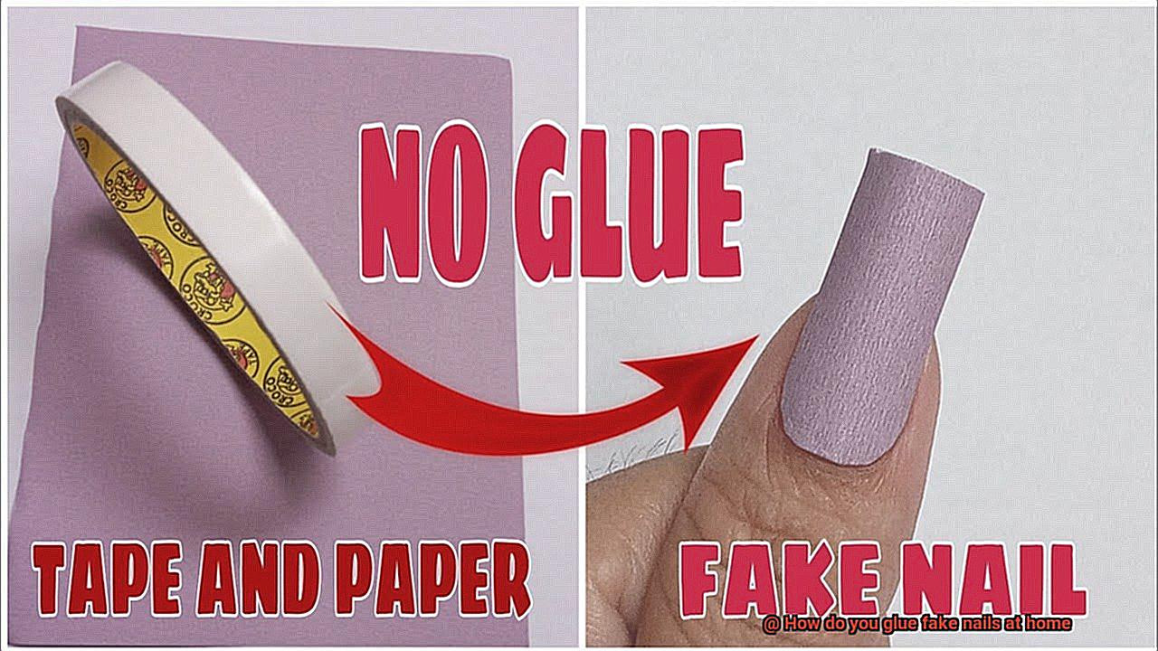 How do you glue fake nails at home-8