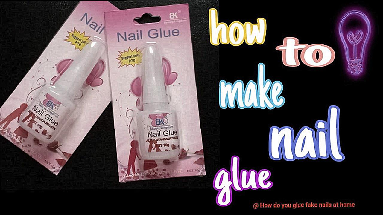 How do you glue fake nails at home-6