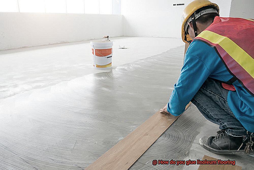 How do you glue linoleum flooring-2