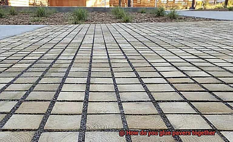 How do you glue pavers together-4