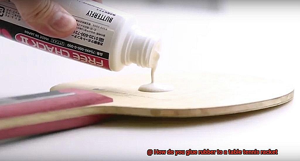 How do you glue rubber to a table tennis racket-2
