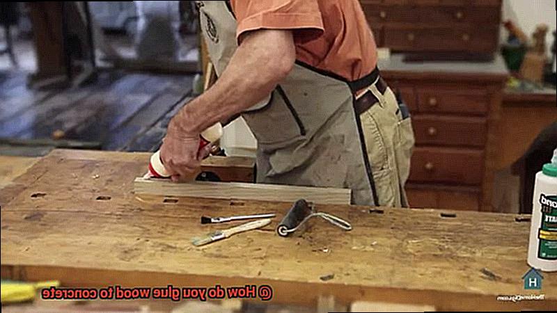 How do you glue wood to concrete-3