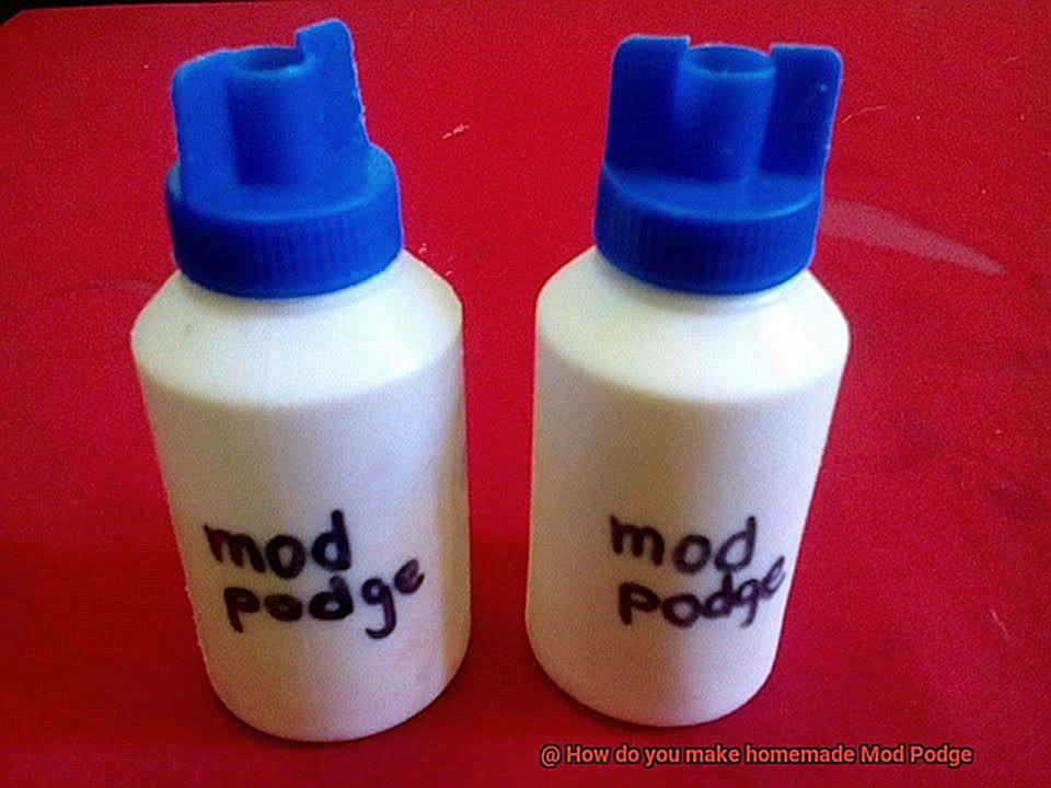 How do you make homemade Mod Podge-6