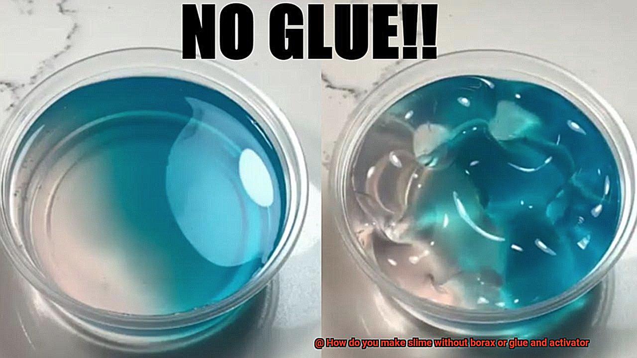 How do you make slime without borax or glue and activator-4
