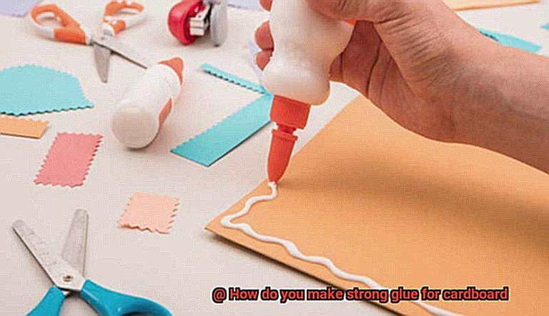 How do you make strong glue for cardboard-4