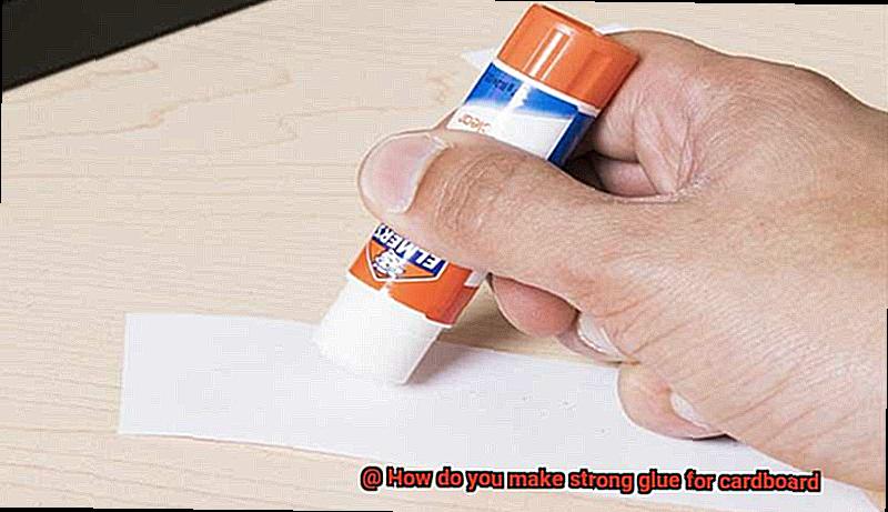 How do you make strong glue for cardboard-2