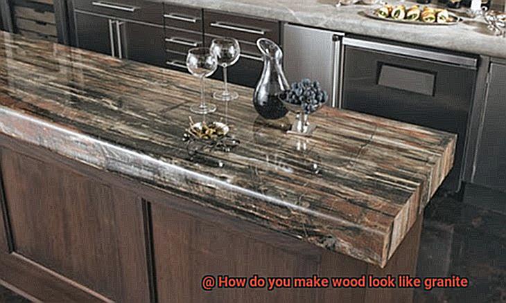 How do you make wood look like granite-3