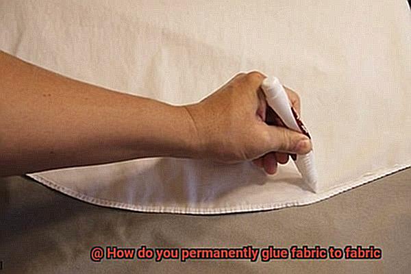 How do you permanently glue fabric to fabric-2