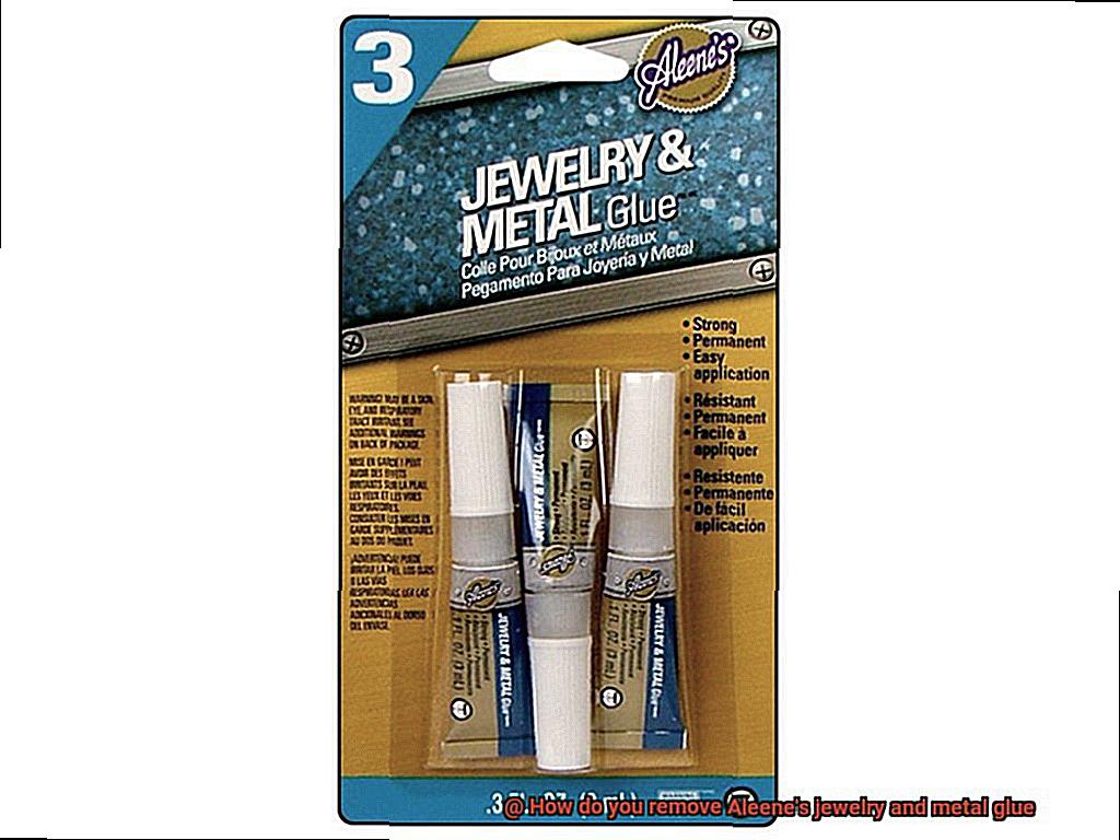 How do you remove Aleene's jewelry and metal glue-4