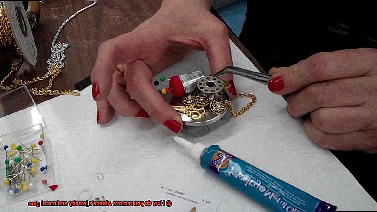 How do you remove Aleene's jewelry and metal glue-2