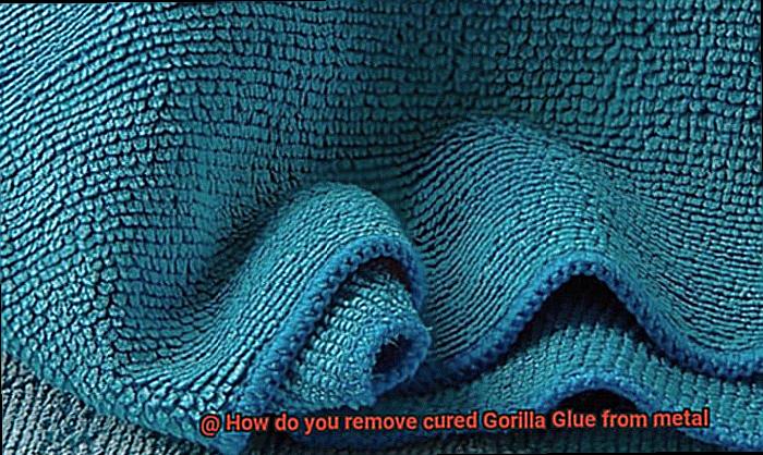 How do you remove cured Gorilla Glue from metal-3