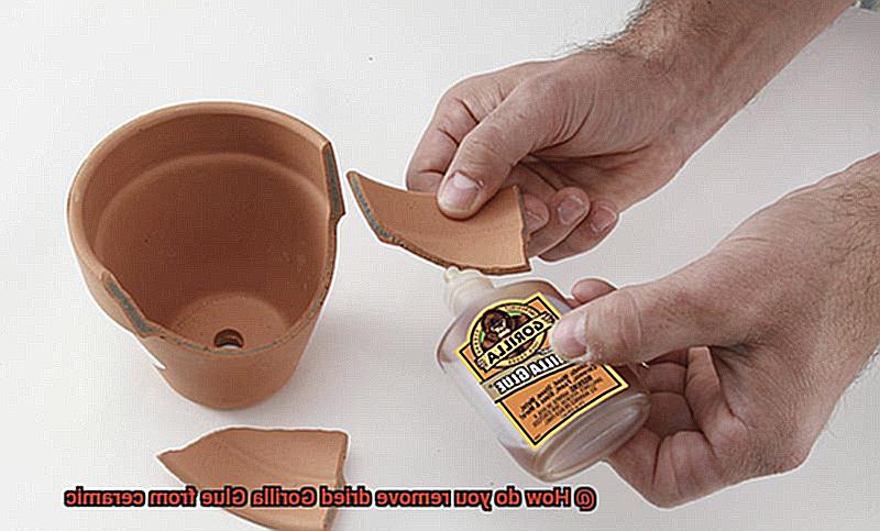 How do you remove dried Gorilla Glue from ceramic-2