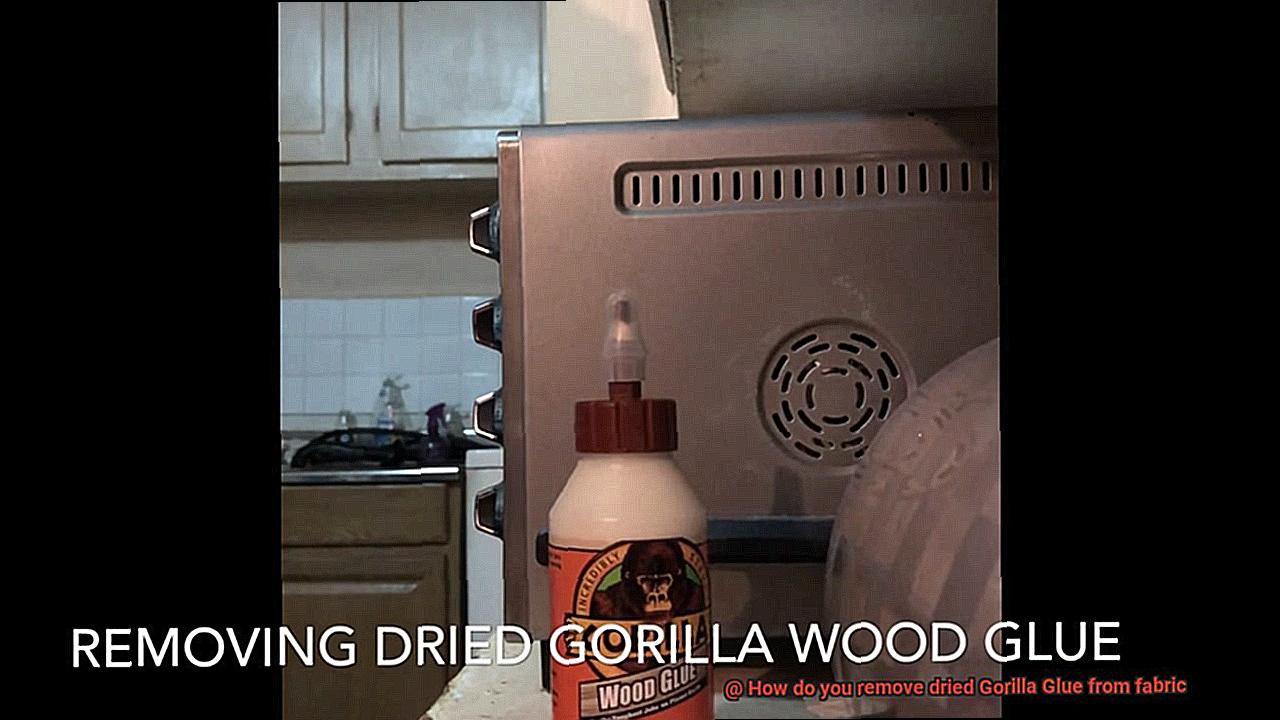 How do you remove dried Gorilla Glue from fabric-5