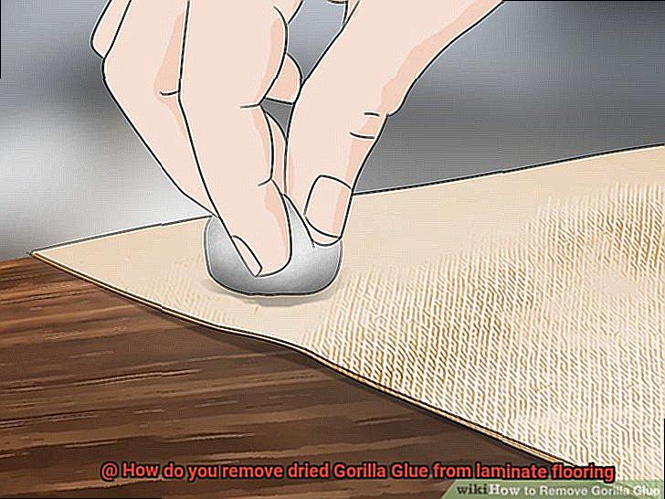 How do you remove dried Gorilla Glue from laminate flooring-5