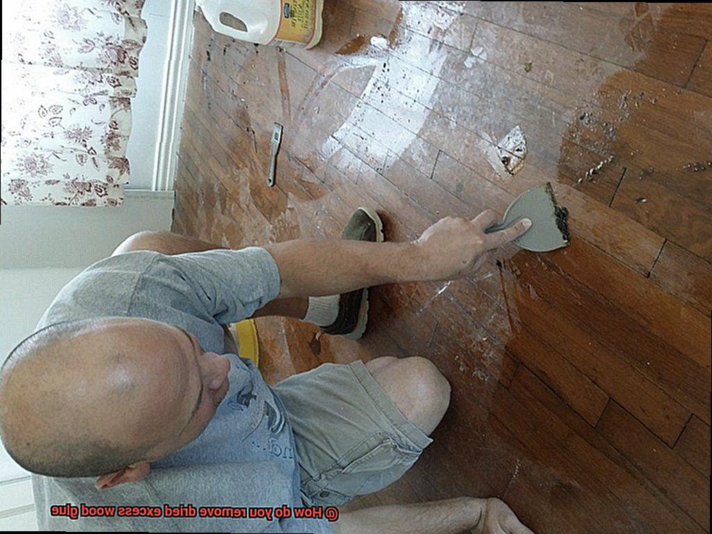 How do you remove dried excess wood glue-4