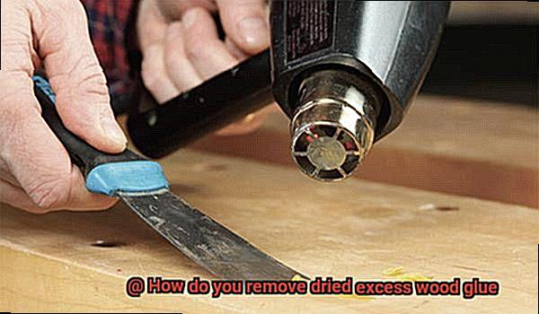 How do you remove dried excess wood glue-2