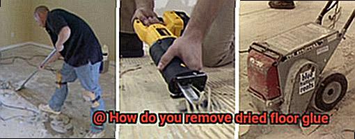 How do you remove dried floor glue-2