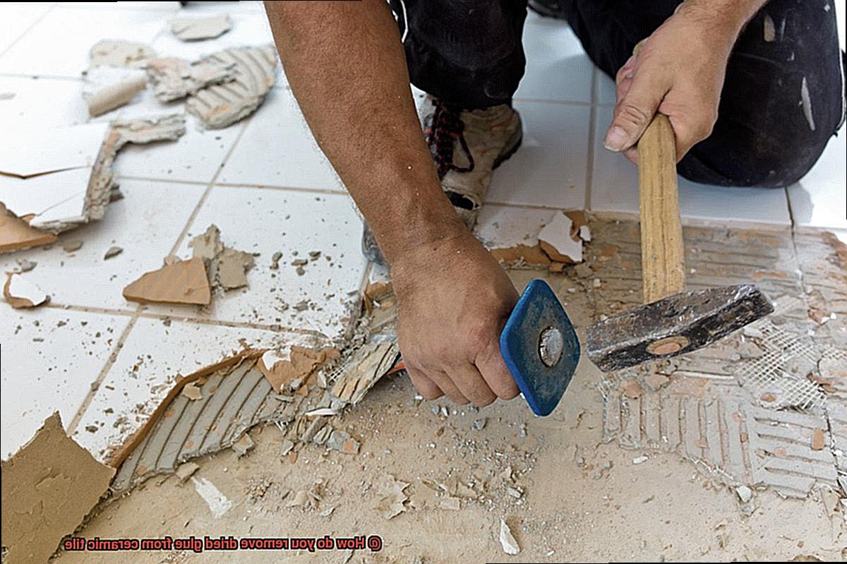 how-do-you-remove-dried-glue-from-ceramic-tile-glue-things