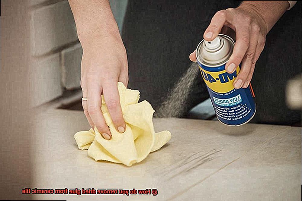 How do you remove dried glue from ceramic tile-3