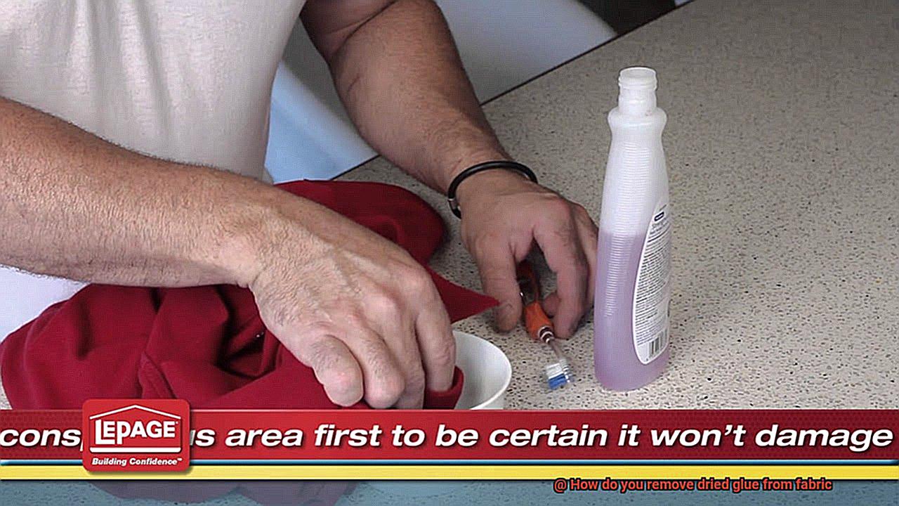 How do you remove dried glue from fabric-4