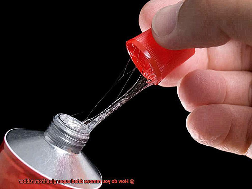 How do you remove dried super glue from rubber-4