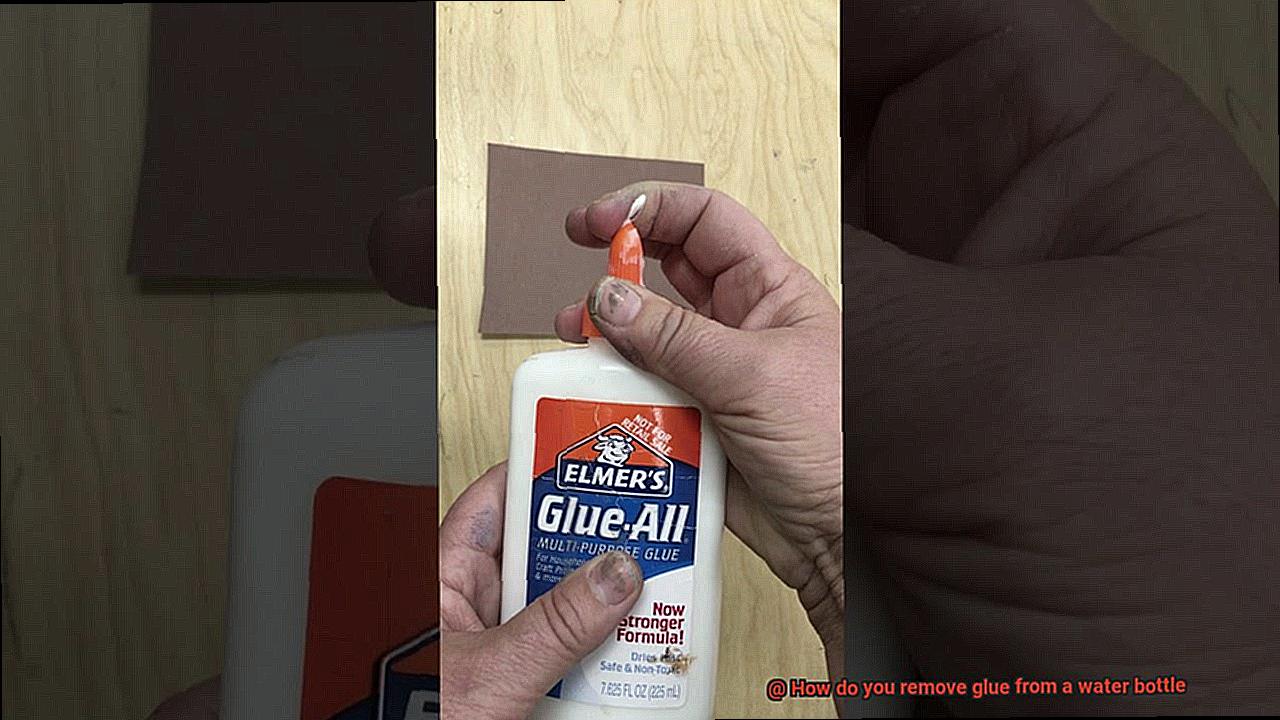 How do you remove glue from a water bottle-2