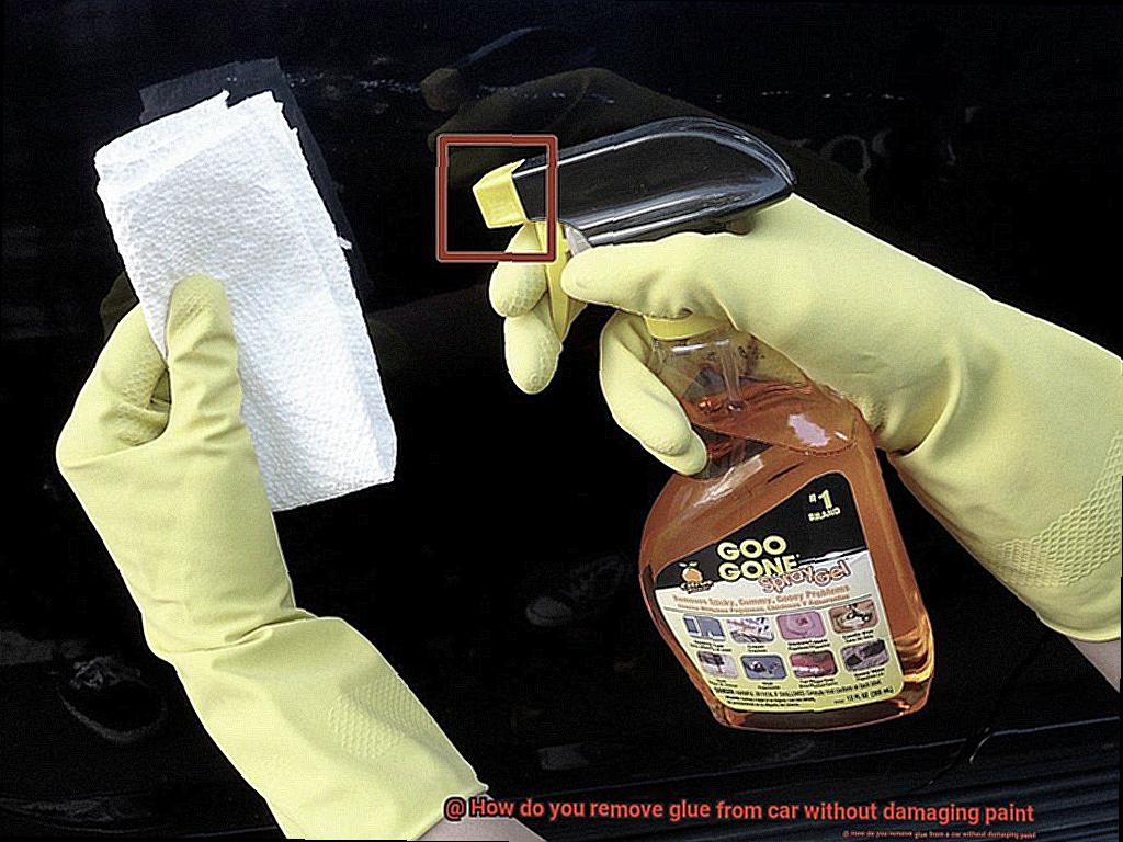 How do you remove glue from car without damaging paint-4