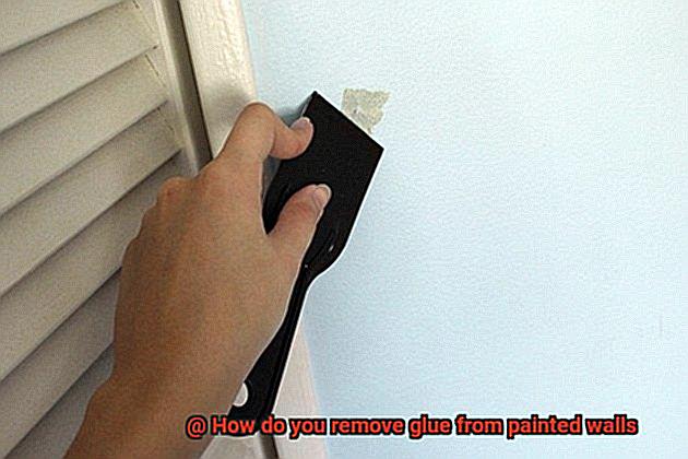 How do you remove glue from painted walls-2