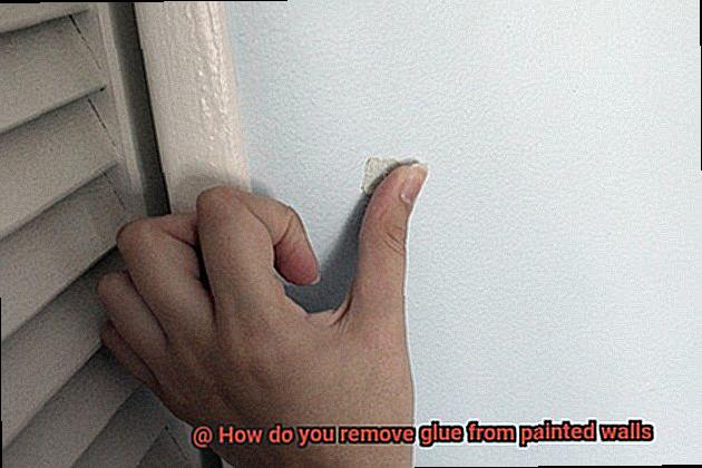 How do you remove glue from painted walls-3