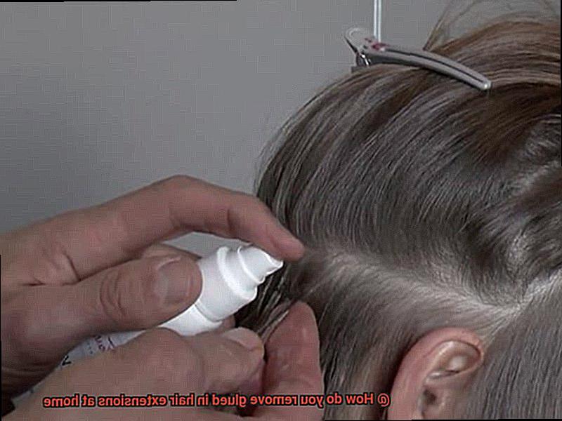 How do you remove glued in hair extensions at home-3