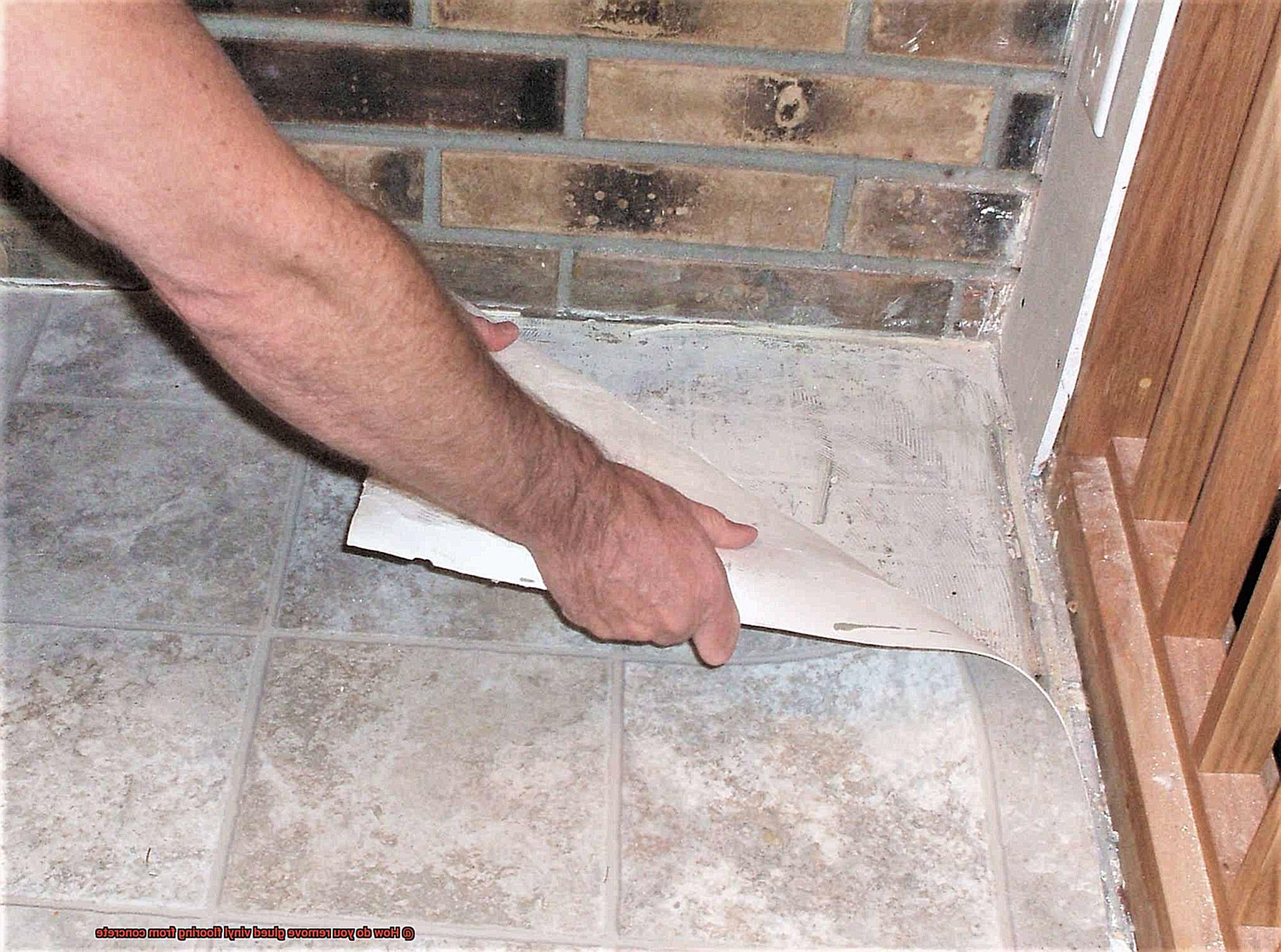 How do you remove glued vinyl flooring from concrete-4