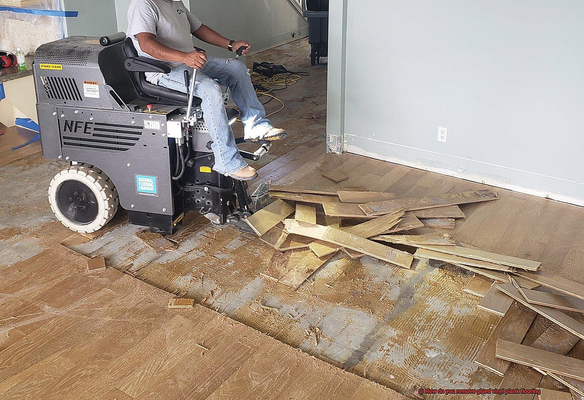 How do you remove glued vinyl plank flooring-2