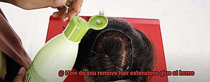 How do you remove hair extensions glue at home-4