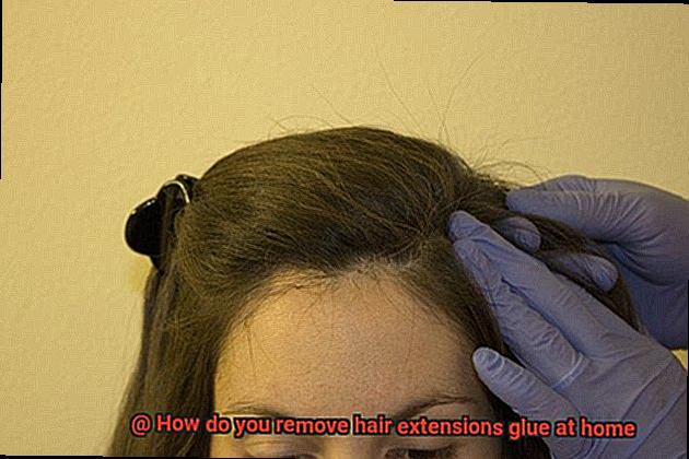 How do you remove hair extensions glue at home-3