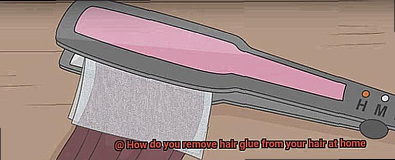 How do you remove hair glue from your hair at home-5