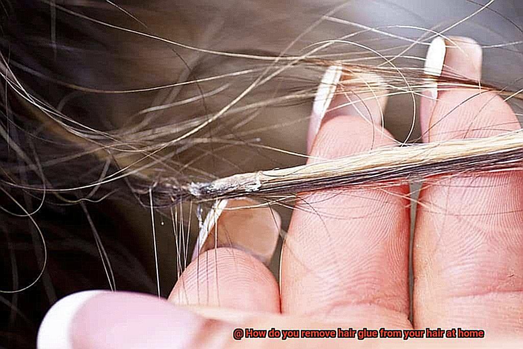 How do you remove hair glue from your hair at home-7
