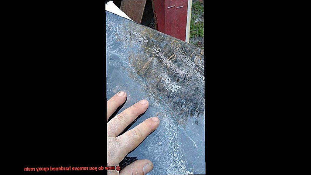 How do you remove hardened epoxy resin? Glue Things
